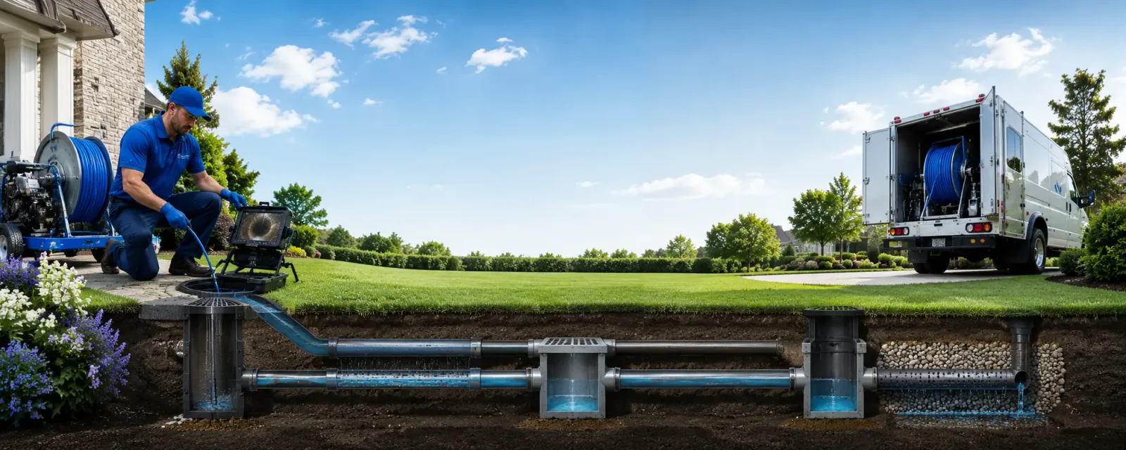 Outdoor drain cleaning information for Millerton, PA